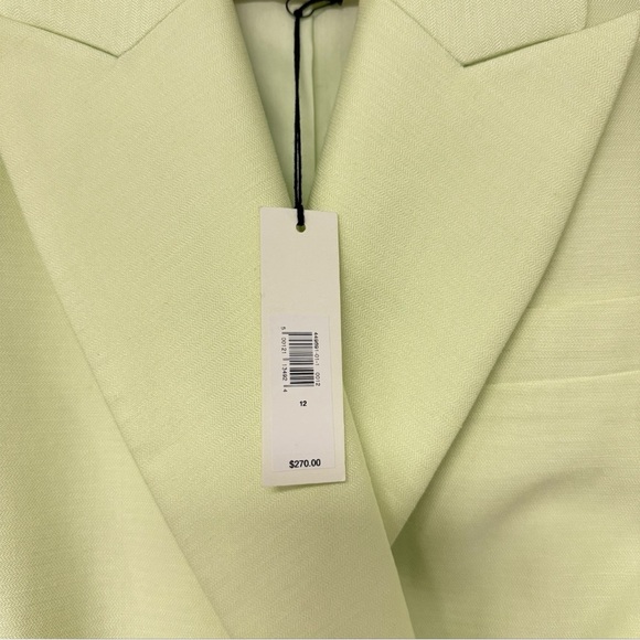 BANANA REPUBLIC HOURGLASS (NWT ITALIAN VISCOSE-LINEN BLAZER Sz 12 - Picture 9 of 16